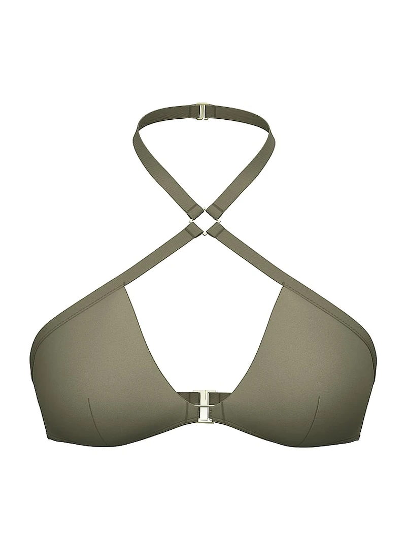 Archives Sexy Cut-Out Crossover Halter Bikini Top