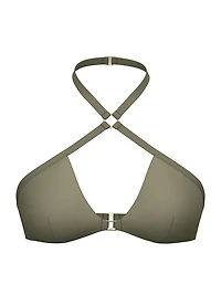Archives Sexy Cut-Out Crossover Halter Bikini Top