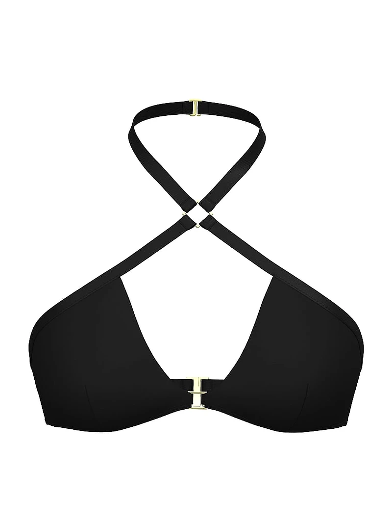 Archives Sexy Cut-Out Crossover Halter Bikini Top