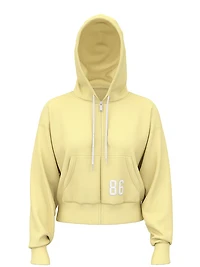Ivy Terry Shrunken Full-Zip Hoodie