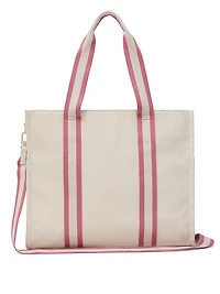 Crossbody Canvas Tote Bag