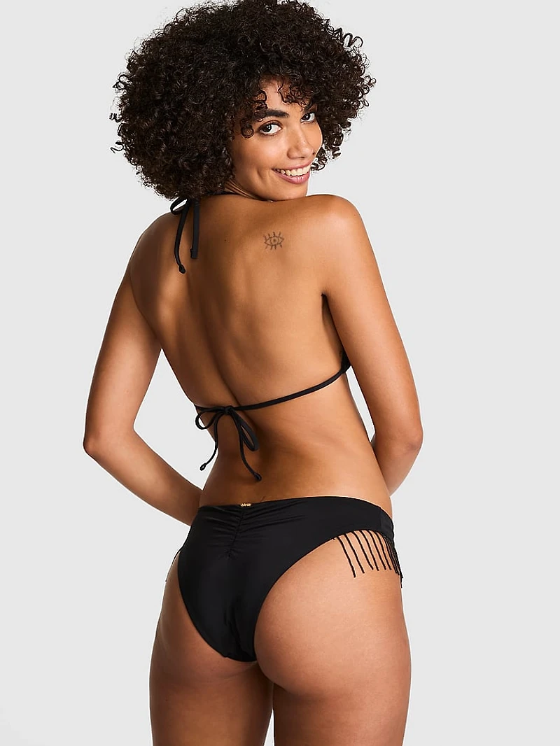 Ruched Brazilian Bikini Bottom