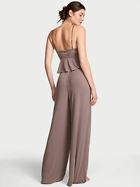 SoSoft™ Modal Lace-Trim Cami & Wide-Leg Pant Set