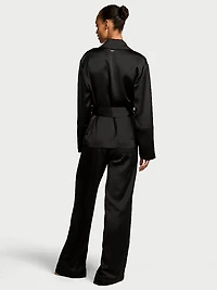 Luxe Satin Wrap Top & Pant Set