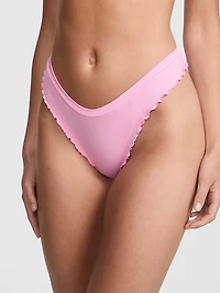 Seamless High-Leg Thong Panty