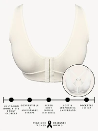 Rora Front-Close Mastectomy Bra