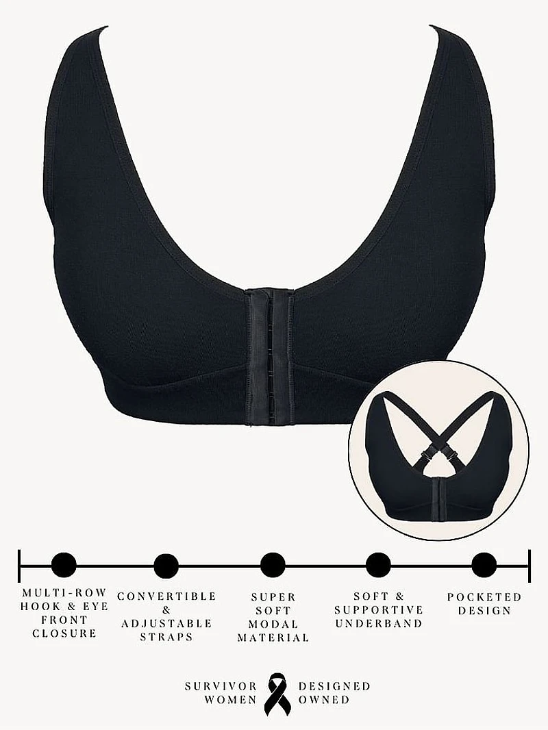 Rora Front-Close Mastectomy Bra