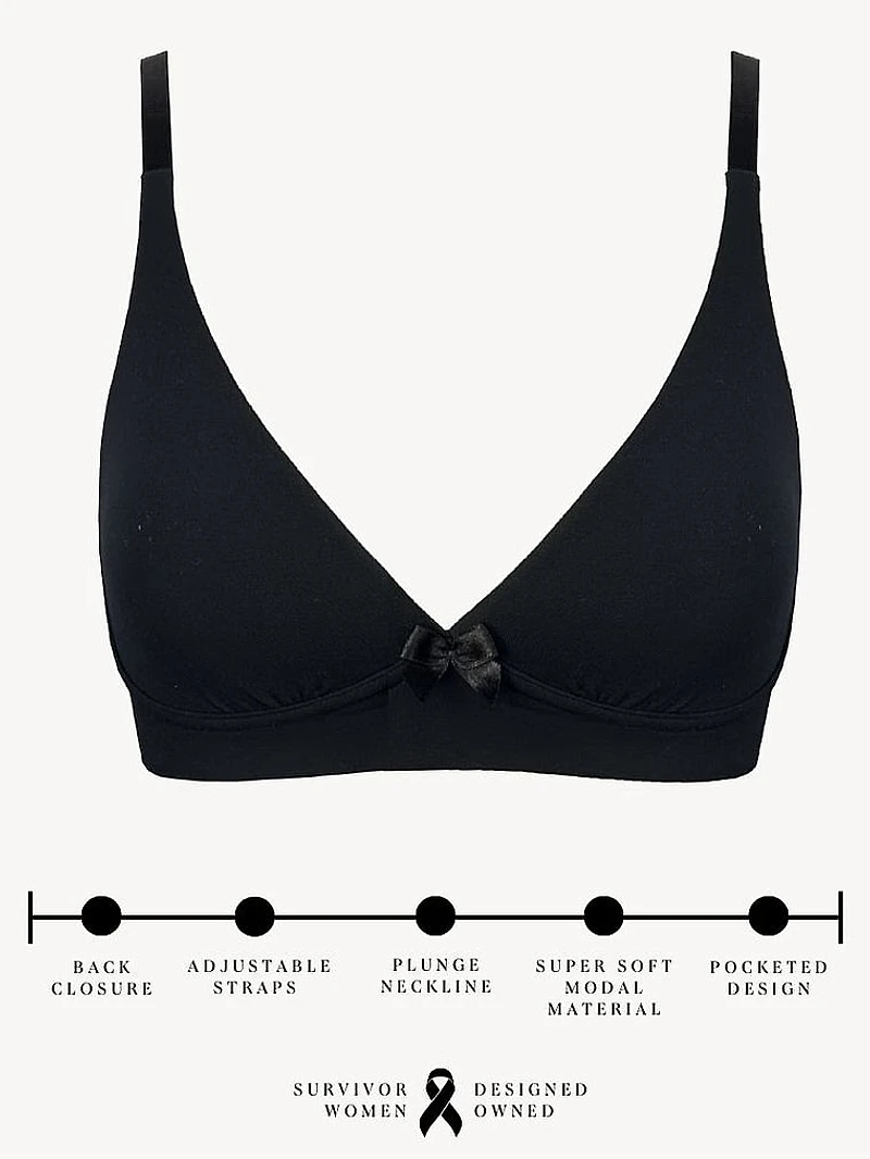 Molly Plunge Mastectomy Bra