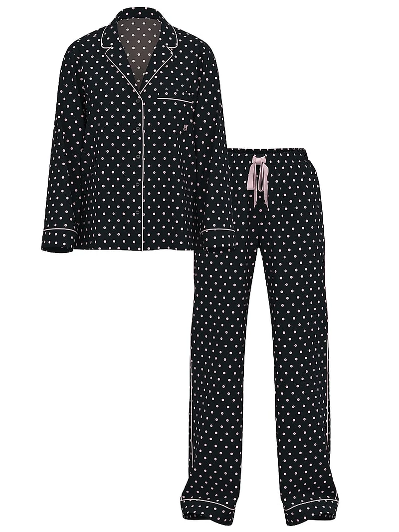 Flannel Long Pajama Set