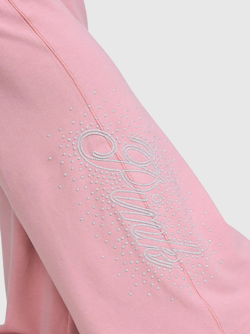 All-Day Cotton Foldover Flare Leggings