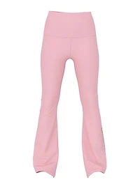 All-Day Cotton Foldover Flare Leggings