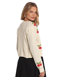 Trudie Cherry Cardigan