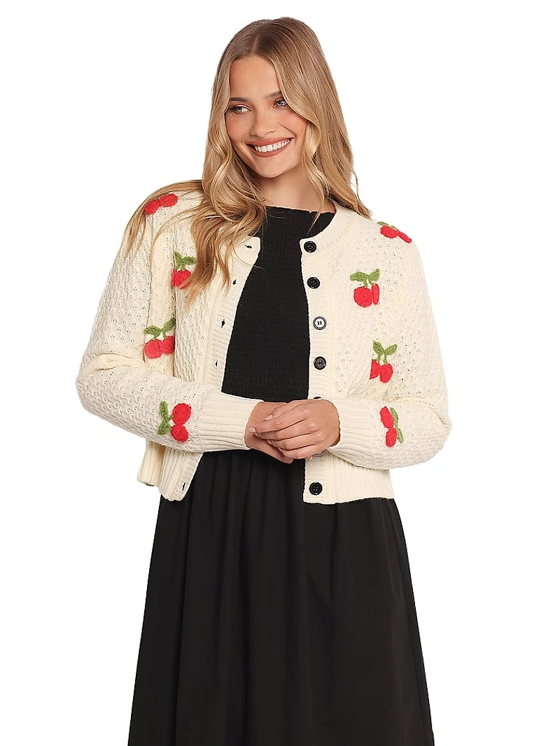 Trudie Cherry Cardigan