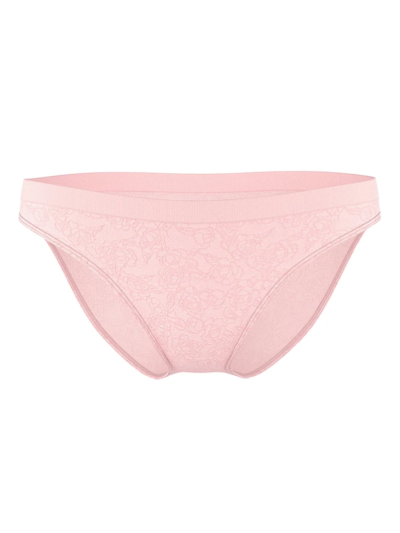 Seamless Sheer Rib Bikini Panty