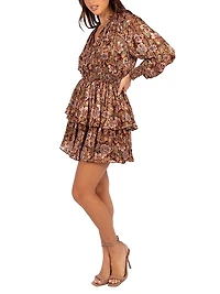 Alby Long-Sleeve Mini Dress