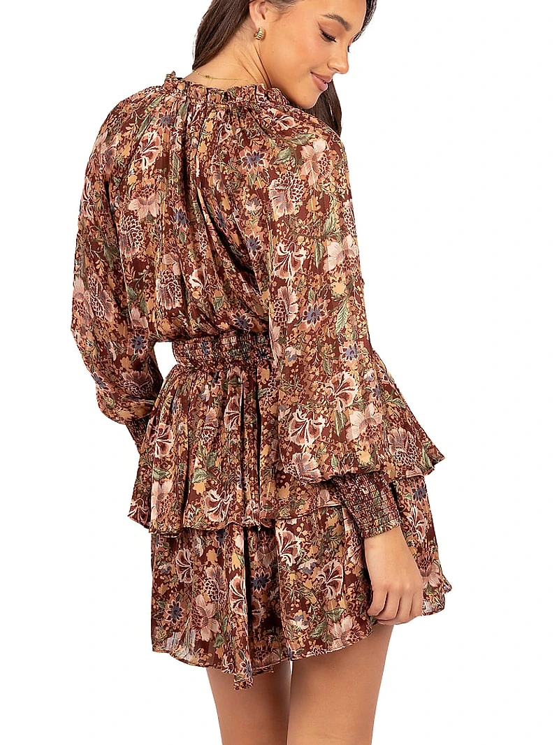Alby Long-Sleeve Mini Dress
