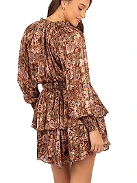 Alby Long-Sleeve Mini Dress