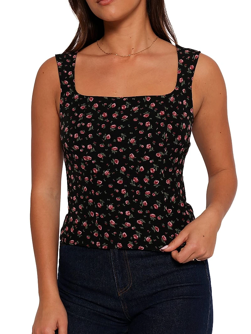 Katya Square Neck Top