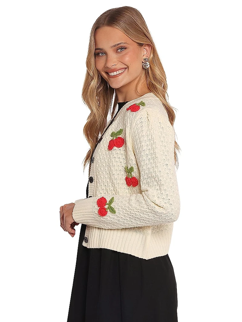 Trudie Cherry Cardigan