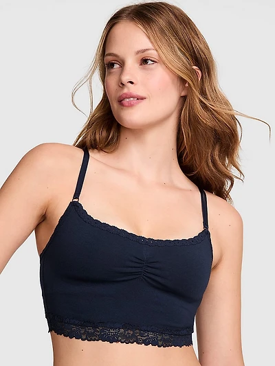 Cotton Dorm Lightly Lined Bralette