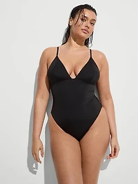 Essential Triangle Cheeky One-Piece Swimsuit