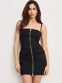Soft Stretch Ponte Mini Dress