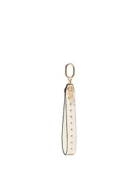 Refined Stud Narrow Wristlet Strap Keychain