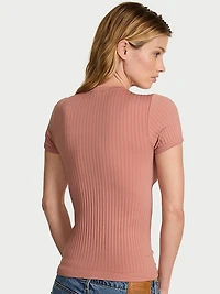 Smooth Seamless Rib Tee