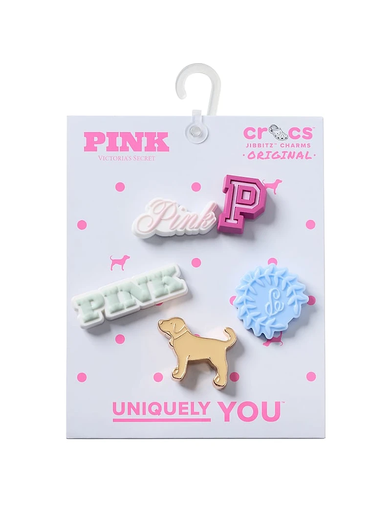 5-Pack PINK Jibbitz™ Charms
