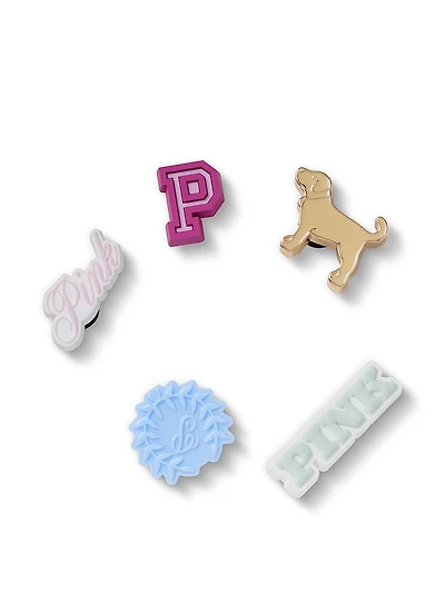 5-Pack PINK Jibbitz™ Charms