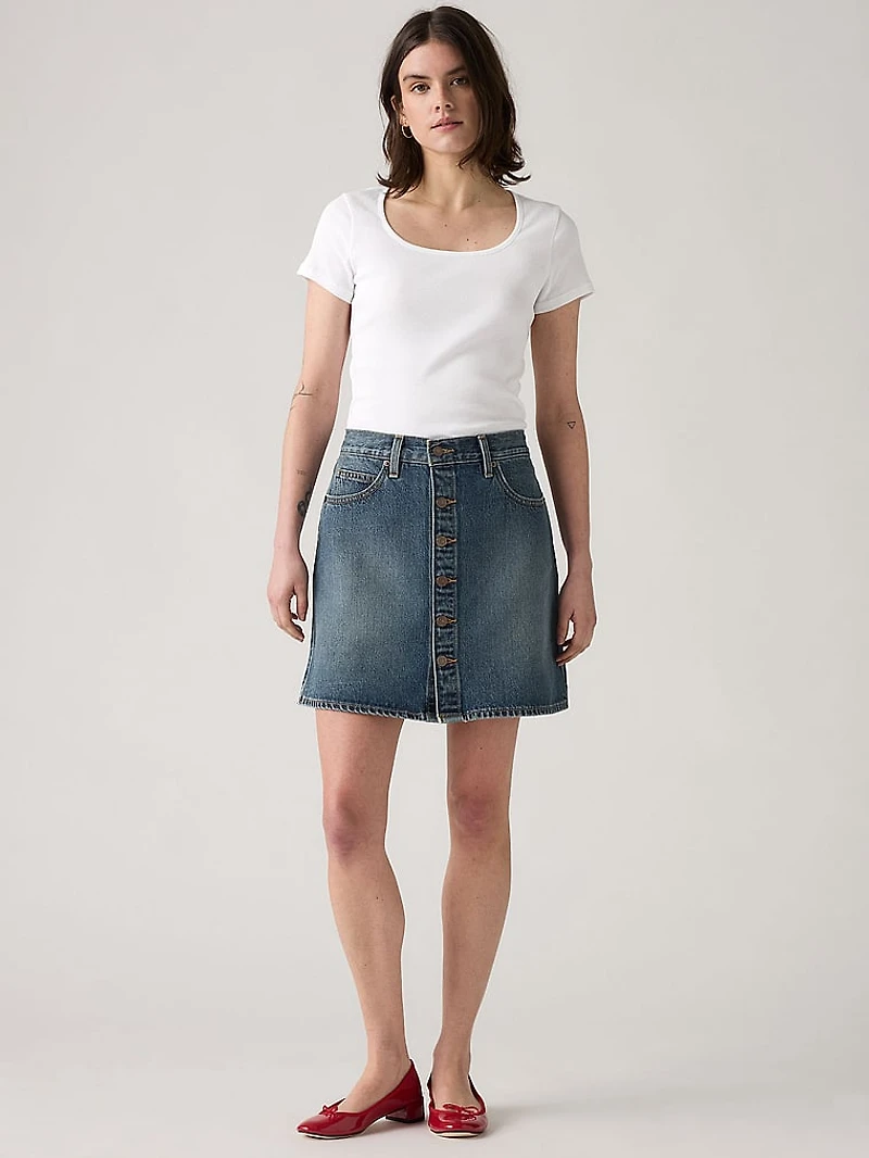 Levi's® Retro Button-Front Skirt