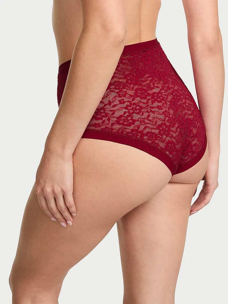 No-Show Lace High-Waist Brief Panty