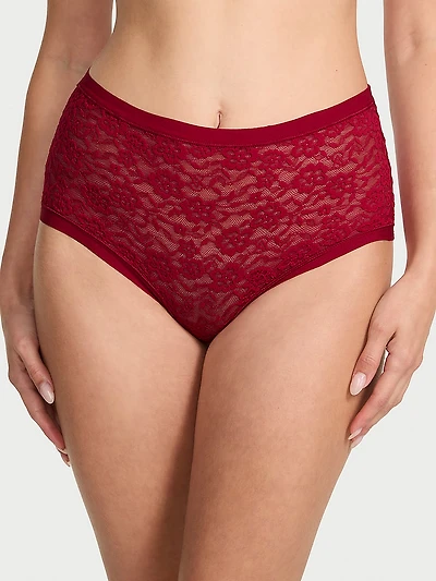 No-Show Cotton High-Waist Brief Panty