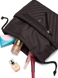 Cinched Travel Beauty Organizer Bag