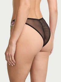 Wisteria Embroidery Brazilian Panty