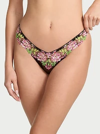 Wisteria Embroidery Brazilian Panty
