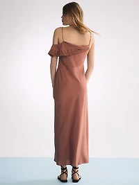 Atelier Victoria's Secret X Altuzarra Georgette Draped Ruffle Dress