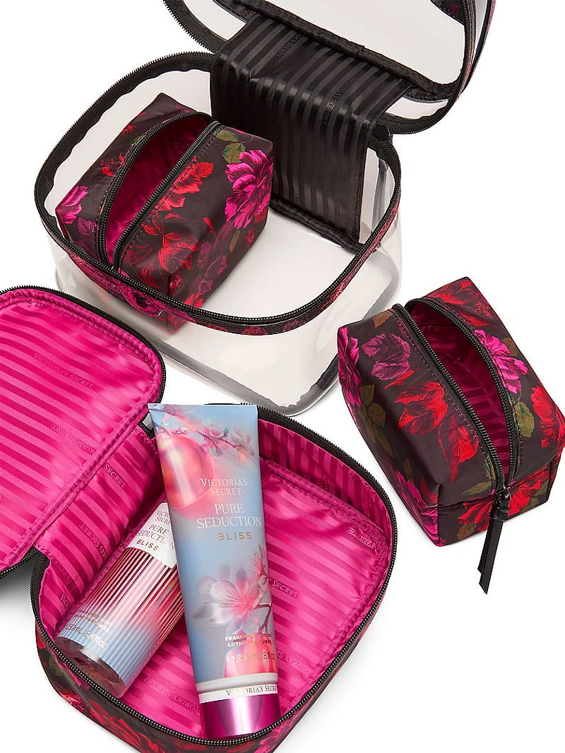 4-Piece Makeup Bag