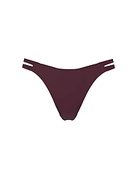 Logo Shine Strap Thong Panty