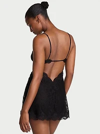 Twinkle Strap Lace Mini Slip Dress