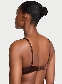 Logo Shine Strap Lightly Lined Low-Cut Demi Bra