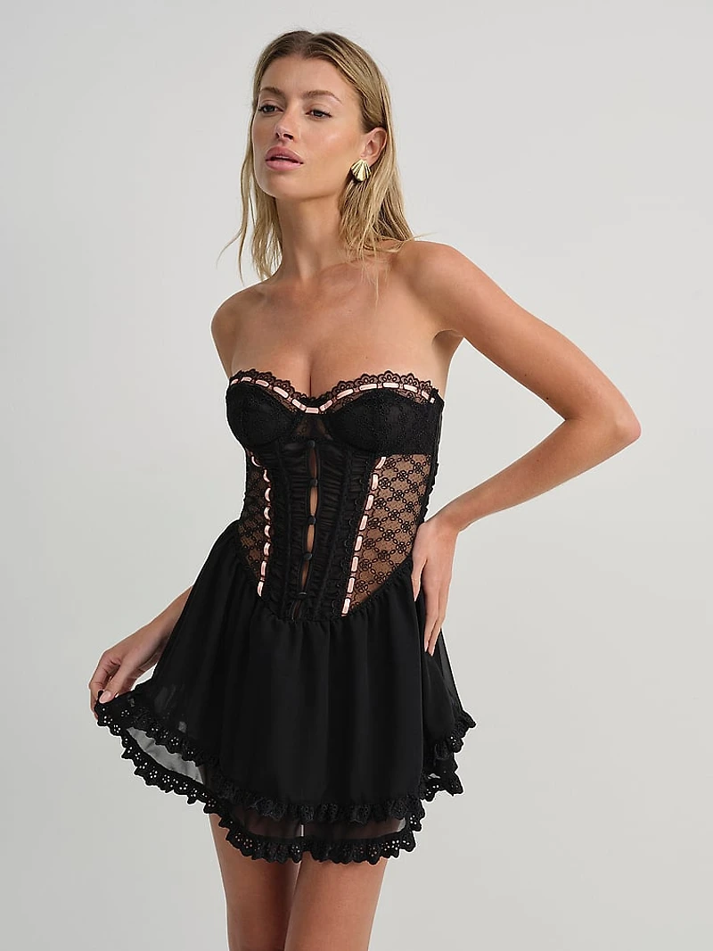 Elena Eyelet Slip Dress