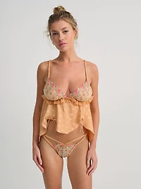 Glimmer Rosebud Thong Panty