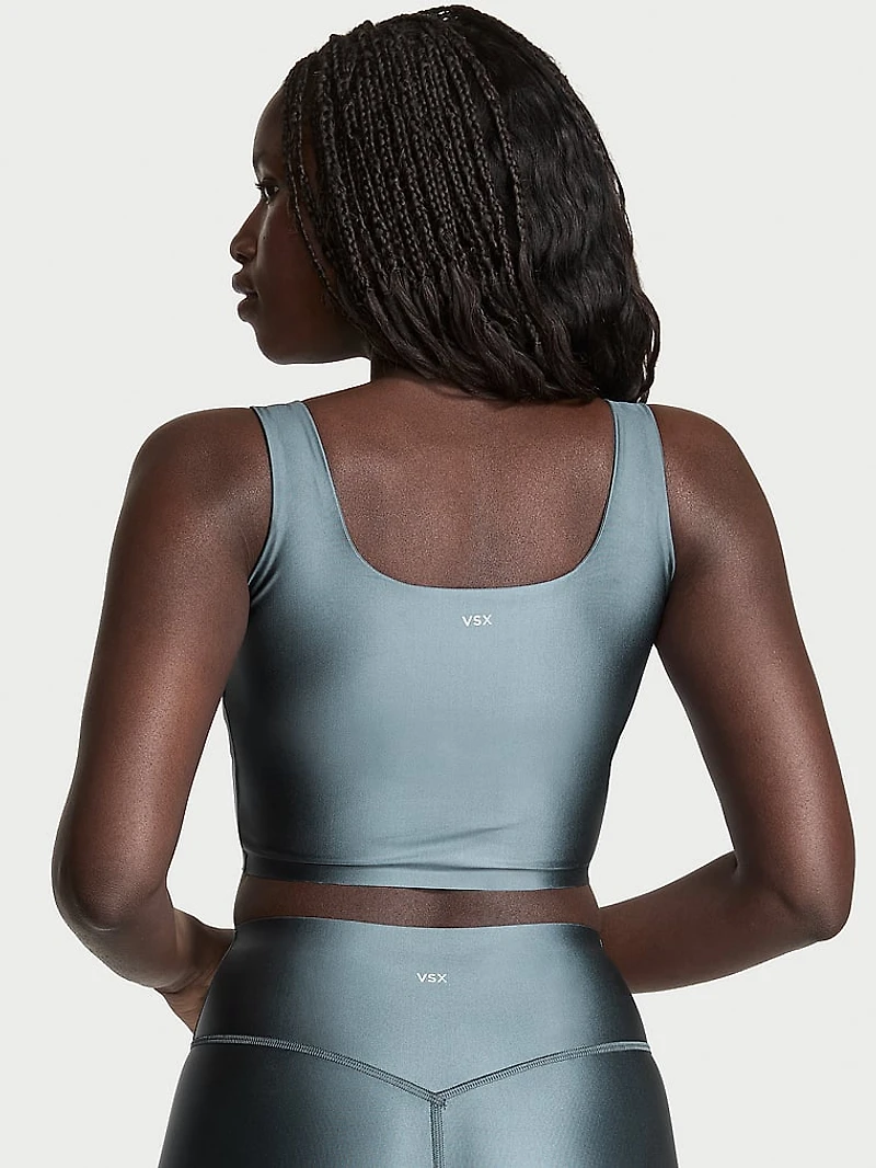 VSX GlossyTech™ Square-Neck Bra Top