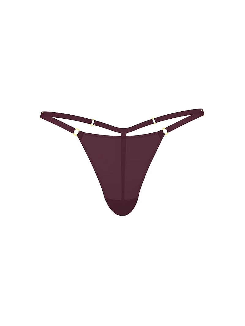 Ring Hardware V-String Panty
