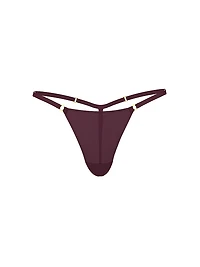 Ring Hardware V-String Panty