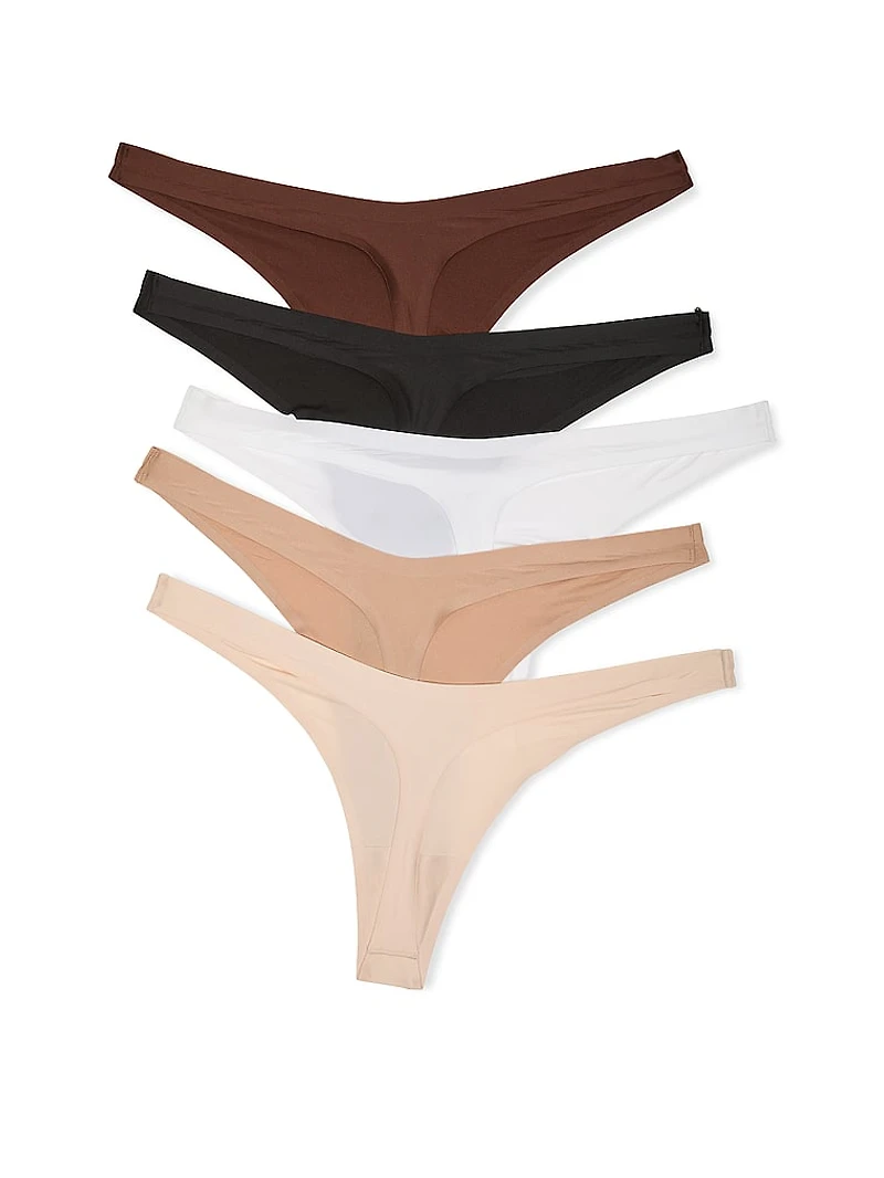 5-Pack Body by Victoria Flex Low-Rise Thong Panties