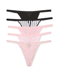 5-Pack Stretch Cotton V-String Panties