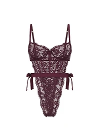 Wicked Unlined Lace Teddy