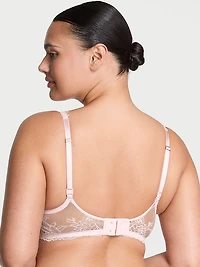 Rose Lace Uplift Balconette Bra